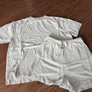 H&M light green Knit Lounge Set